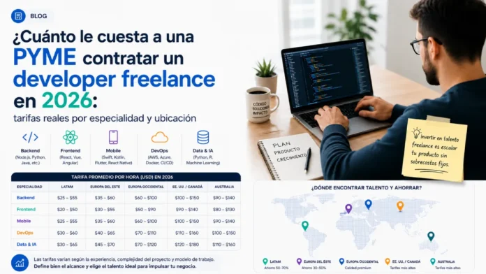 cuánto cuesta contratar un developer freelance en España en 2026 cuánto cuesta contratar un developer freelance en España en 2026