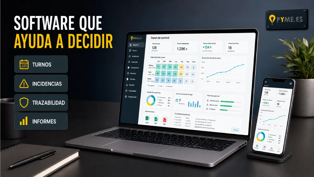 qué debe tener un software de fichaje