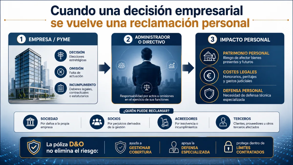 cuando una decisión empresarial se vuelve una reclamación personal infografía