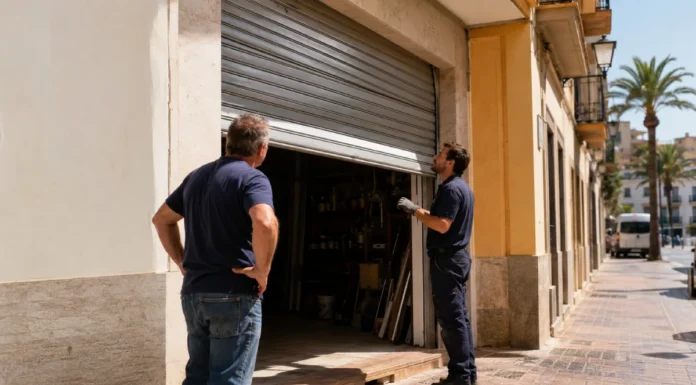 qué revisar si la persiana de un local falla en verano en Málaga